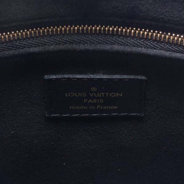 6 Louis Vuitton On the Go PM Monogram Leather Tote Bag Black