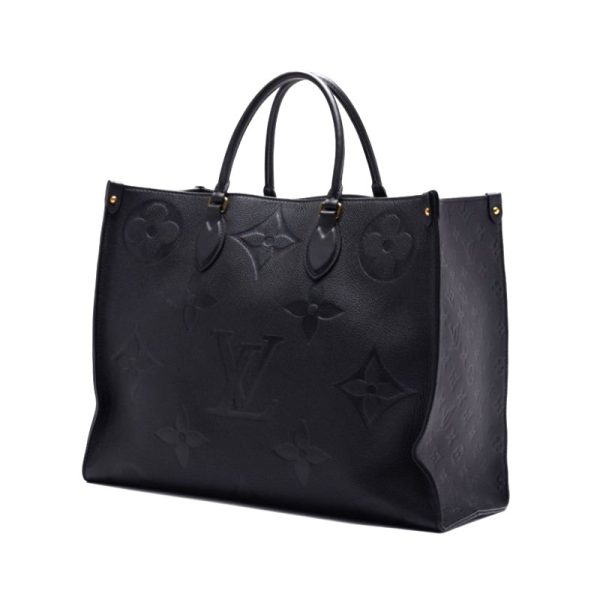 6 Louis Vuitton On The Go GM Monogram Empreinte Tote Bag Noir Black