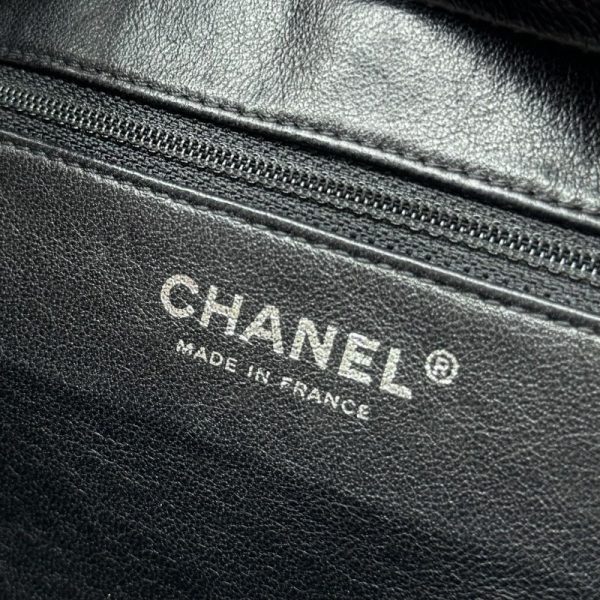 6 Chanel Matelasse Caviar Skin Shoulder Bag Black