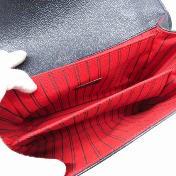 6 Louis Vuitton Pochette Metis MM Monogram Cloth Bag Marine Rouge