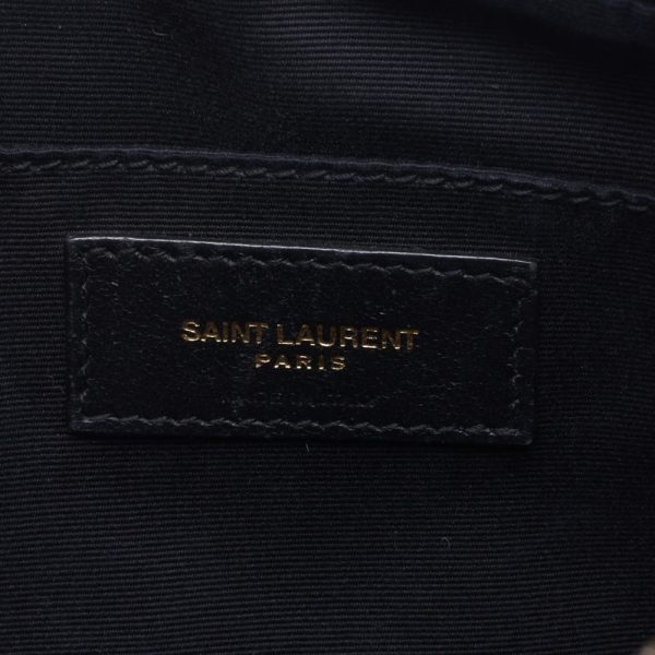6 Saint Laurent Lou Camera Leather Shoulder Bag Black