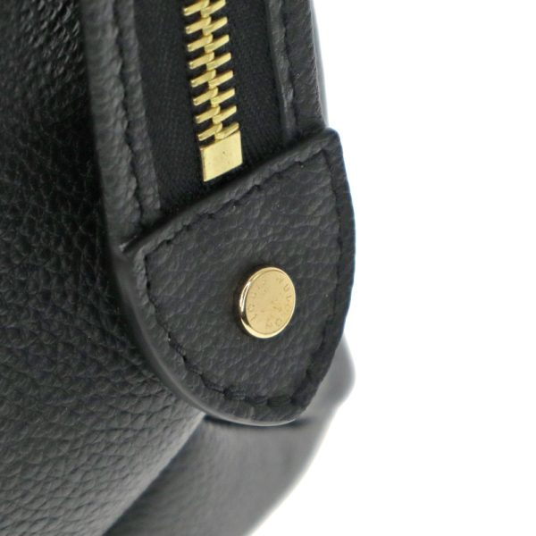 6 Louis Vuitton Petit Palais Pm Handbag Tote 2 Way Shoulder Handbag Leather Calfskin Black