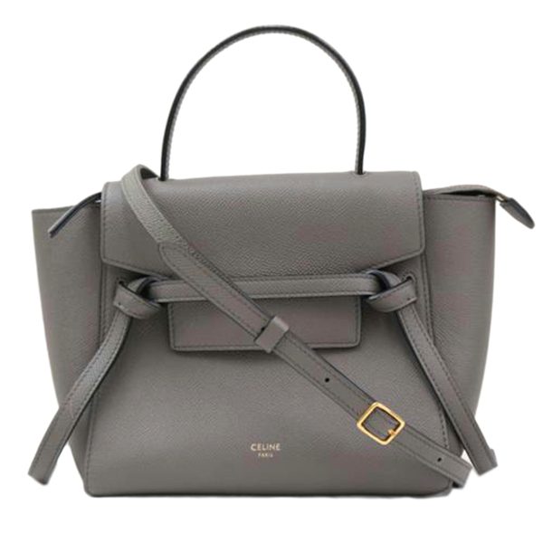 64640 1 Celine Nano Belt Bag Grey