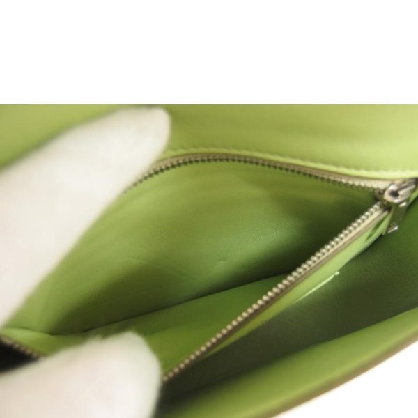 66822 6 Celine Trotter Leather Small Shoulder Bag Green