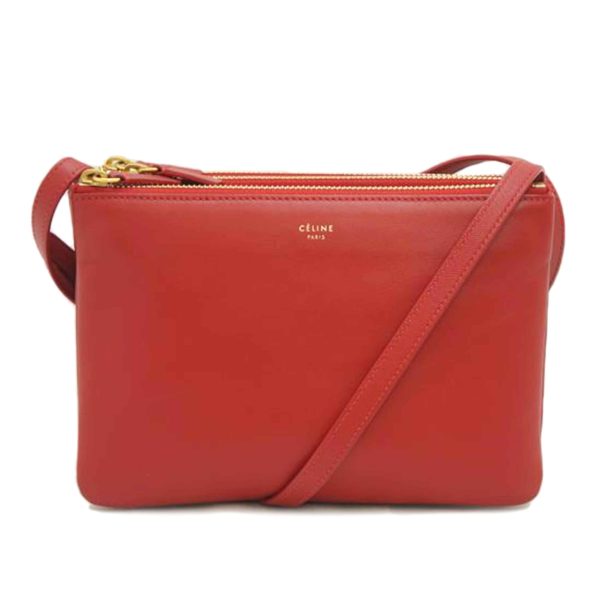 67778 1 Celine Back Tri Largered Bag Red