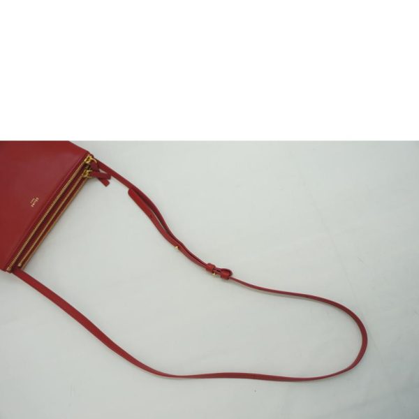 67778 4 Celine Back Tri Largered Bag Red