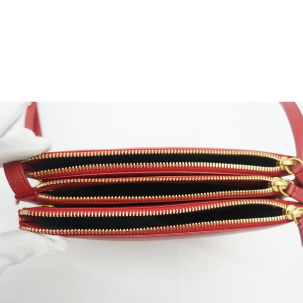 67778 5 Celine Back Tri Largered Bag Red