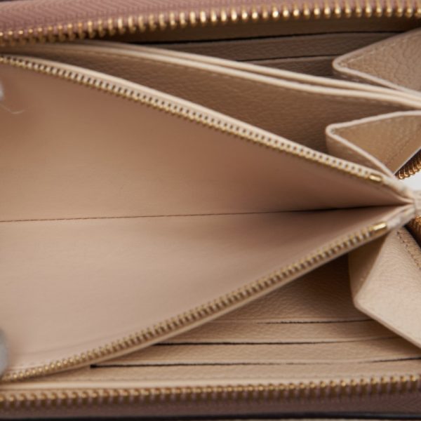 7 Louis Vuitton Monogram Empreinte Leather Long Wallet Beige