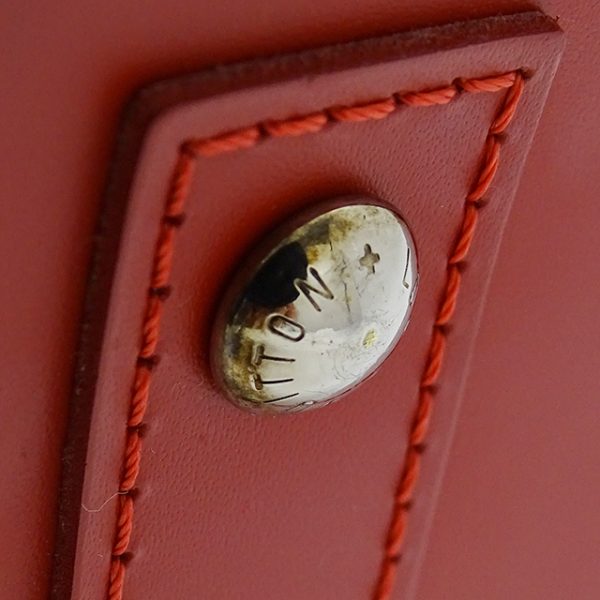 7 Louis Vuitton Alma BB Epi Handbag Red