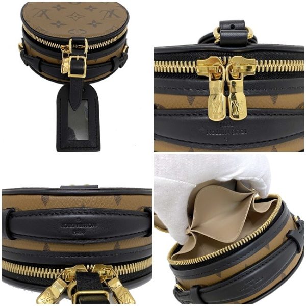 7 Louis Vuitton Mini Boite Chapeau Shoulder Bag Brown Black Gold Monogram