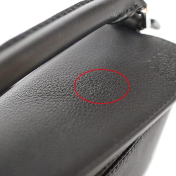 7 Loewe Puzzle Bag Mini Shoulder Bag Classic Calf Leather Black