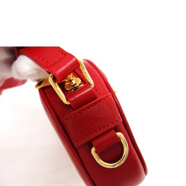 70083 10 Celine C Charm Small Camera Bag Red