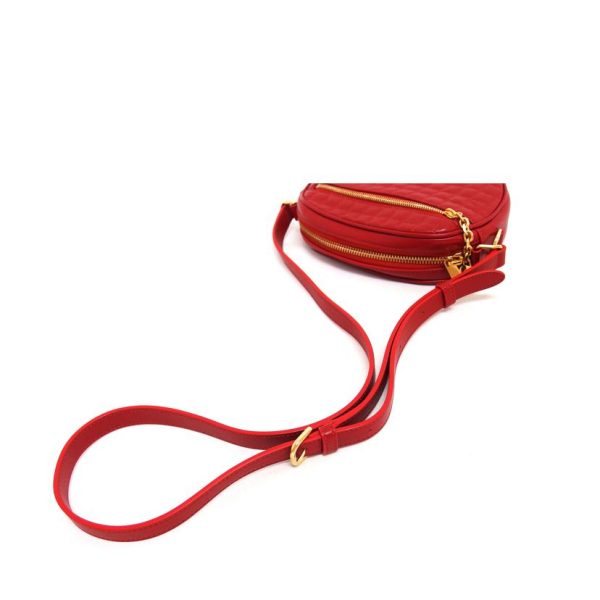 70083 5 Celine C Charm Small Camera Bag Red