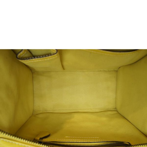 72271 5 Celine Micro Luggage Shopper Bag Yellow