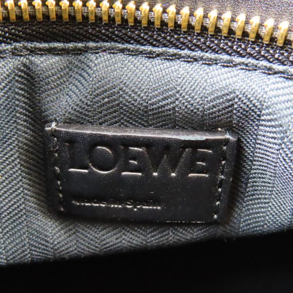 79393 19 Loewe Puzzle Bag Small 2way Shoulder Bag Handbag Calf Black