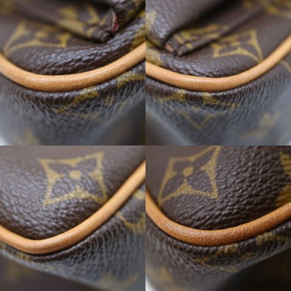 8 Louis Vuitton Vivacite PM Shoulder Bag Monogram Canvas Brown