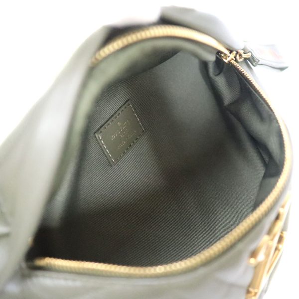 8 6 Louis Vuitton New Wave Leather Bum Body Bag Green