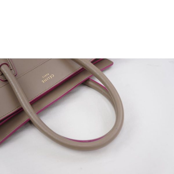 80030 3 Celine Mini Luggage Shopper Bag