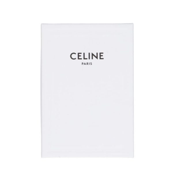 81698 7 Celine Triomphe Shiny Leather Compact Wallet Bag