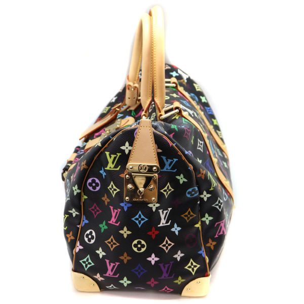 8177 3 Louis Vuitton Keepall 45 Monogram Boston Bag Black