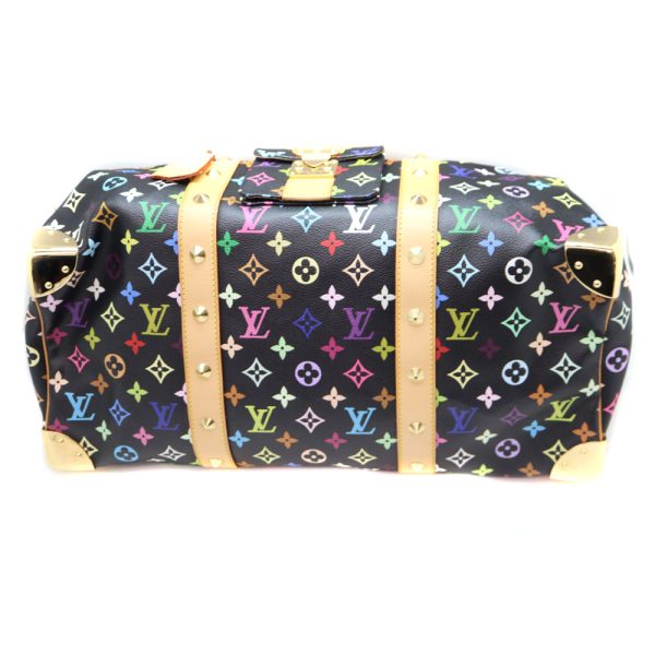 8177 5 Louis Vuitton Keepall 45 Monogram Boston Bag Black