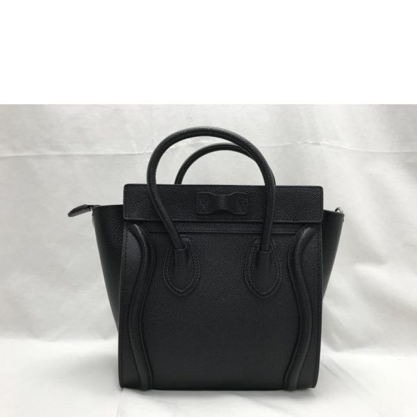 88869 2 Celine Nano Luggage Bag Black