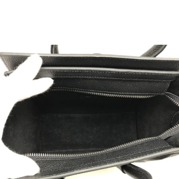 88869 5 Celine Nano Luggage Bag Black