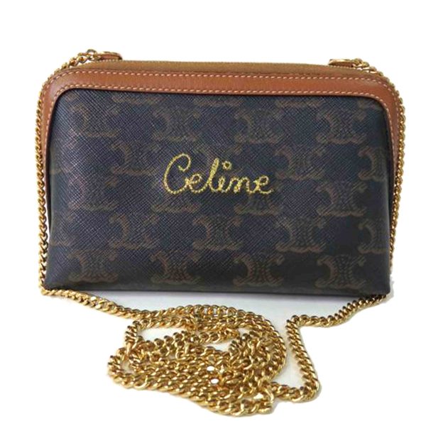 89771 1 Celine Triumph Chain Shoulder Bag