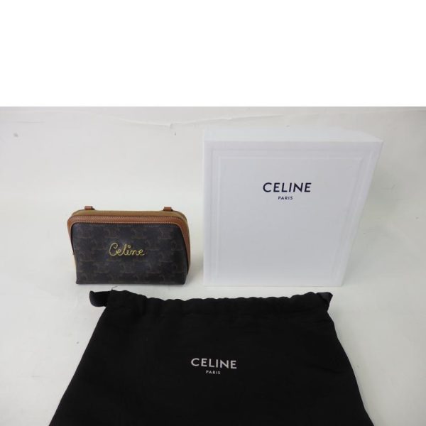 89771 8 Celine Triumph Chain Shoulder Bag