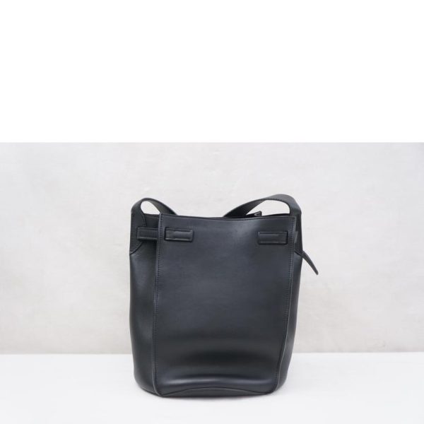 89975 2 Celine Big Back Bucket Bag Black