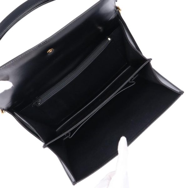 91695 5 Celine Leather Carriage Metal Fittings Shoulder Bag