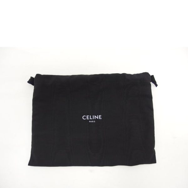 92296 6 Celine C Medium Chain Shoulder Bag Black