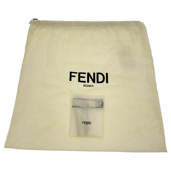 9244498 19 Fendi Handbag Peekaboo Regular Medium Vinyl 2way Shoulder Bag White