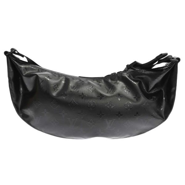 9257498 03 Louis Vuitton Shoulder Bag Monogram Storm Hammock Bag Black