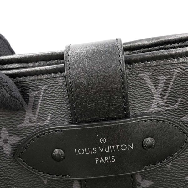 9397606 12 Louis Vuitton Tote Bag Monogram Eclipse Saumur Tote 2way Black