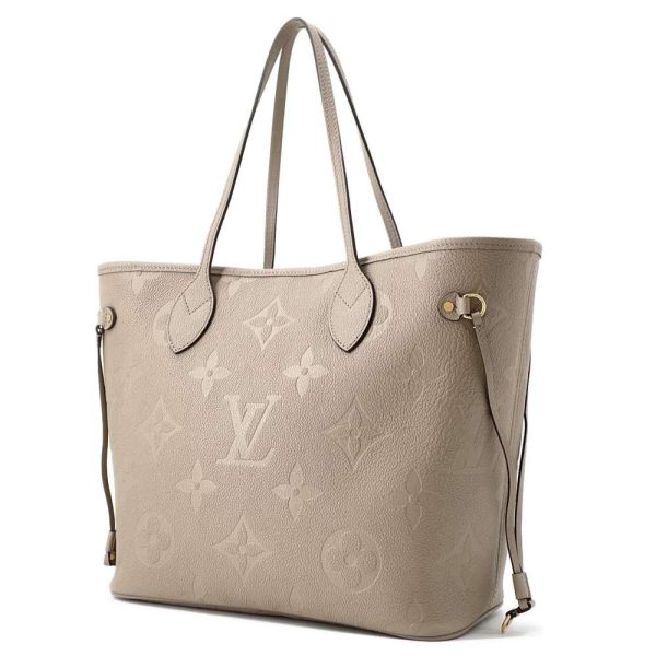 9419513 02 Louis Vuitton Tote Bag Monogram Empreinte Neverfull MM With Pouch