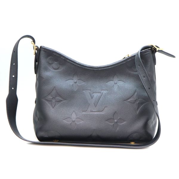 9439 2 Louis Vuitton Carryall Zip NM PM Monogram Empreinte Leather Black