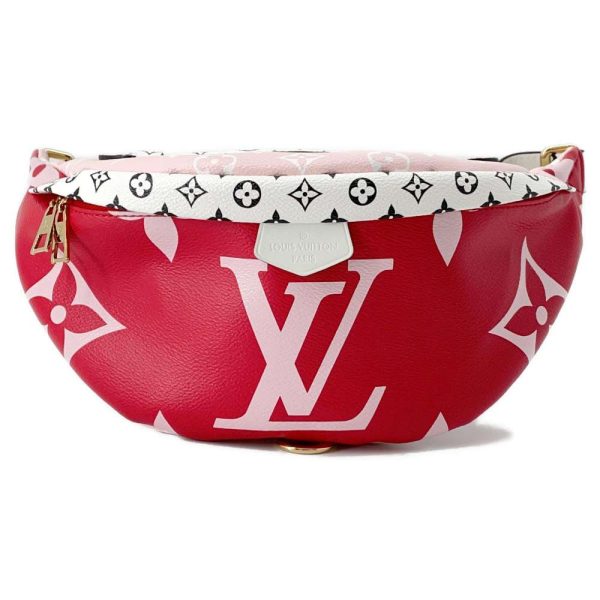 9453661 01 Louis Vuitton Body Bag Monogram Giant Bum Bag Waist Pouch Red