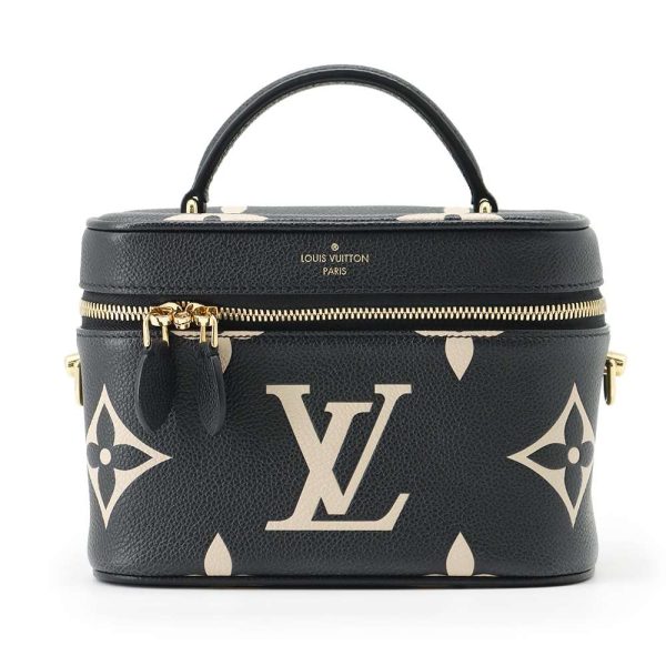 9463912 01 Louis Vuitton Shoulder Bag Monogram Empreinte Vanity PM Black