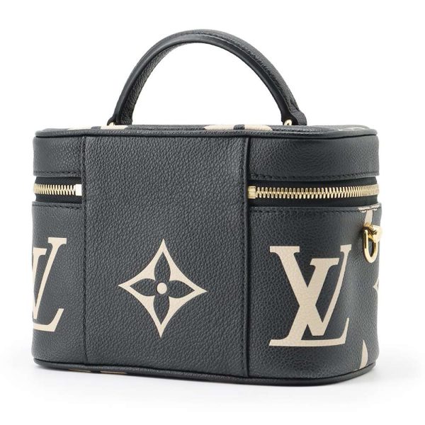 9463912 02 Louis Vuitton Shoulder Bag Monogram Empreinte Vanity PM Black