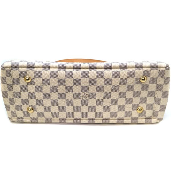 9489 5 Louis Vuitton Rimington 2way Handbag Shoulder Bag Damier Canvas Azur White