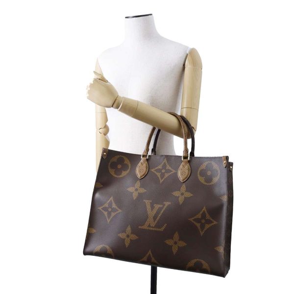 9529687 04 Louis Vuitton Tote Bag Monogram Reverse Giant On The Go GM Shoulder Bag 2way