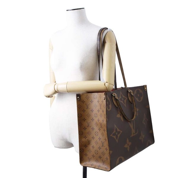 9529687 05 Louis Vuitton Tote Bag Monogram Reverse Giant On The Go GM Shoulder Bag 2way