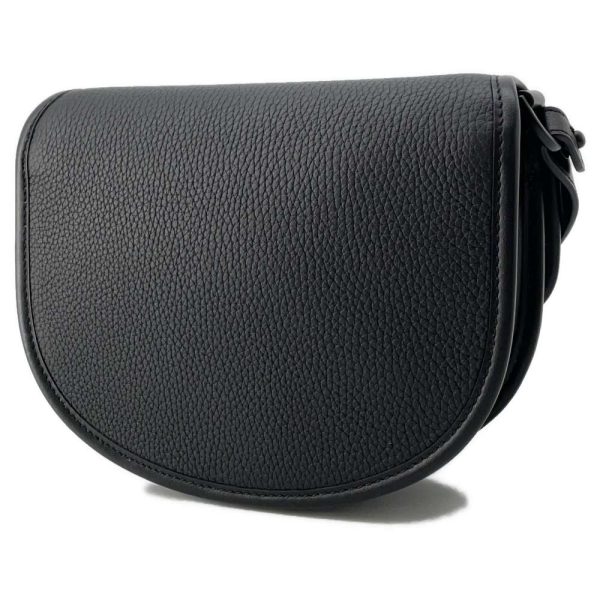 9546226 02 Christian Dior Shoulder Bag Leather Black