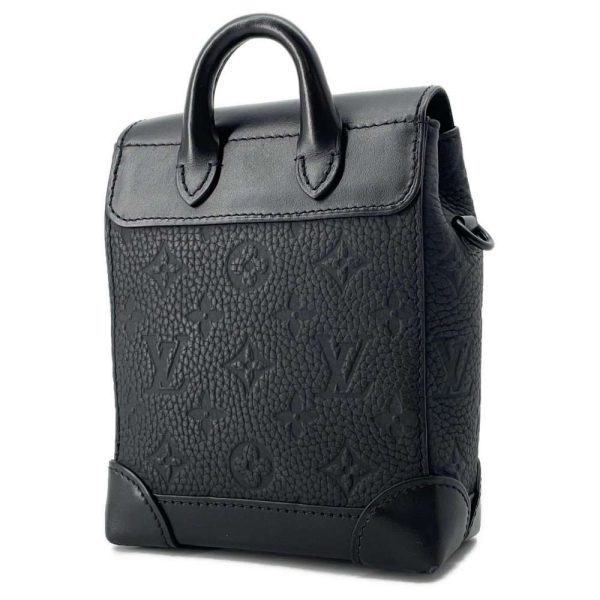 9567115 02 Louis Vuitton Shoulder Bag Monogram Pattern Nano Steamer Black