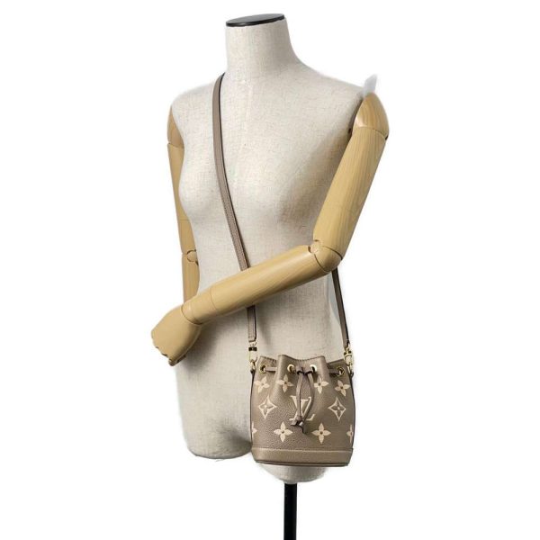 9590076 05 Louis Vuitton Handbag Bicolor Monogram Empreinte Nano Noe 2way Shoulder Bag