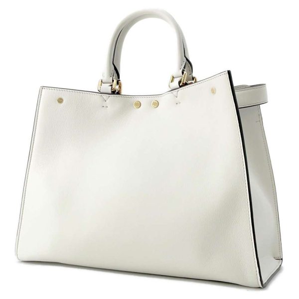 9594098 02 Fendi Tote Bag Peekaboo X Small Leather Fendi 2way Hand Shoulder Bag White