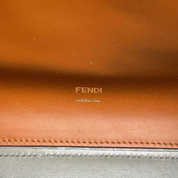 9594098 11 Fendi Tote Bag Peekaboo X Small Leather Fendi 2way Hand Shoulder Bag White