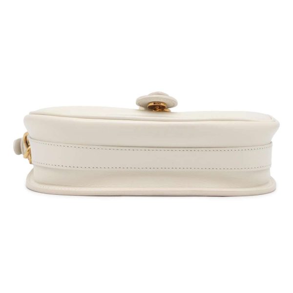 9605244 03 Christian Dior Shoulder Bag Bobby Medium White