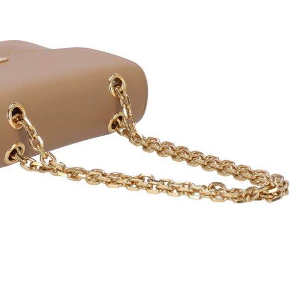 97804 4 Celine Small C Chain Shoulder Bag Light Camel